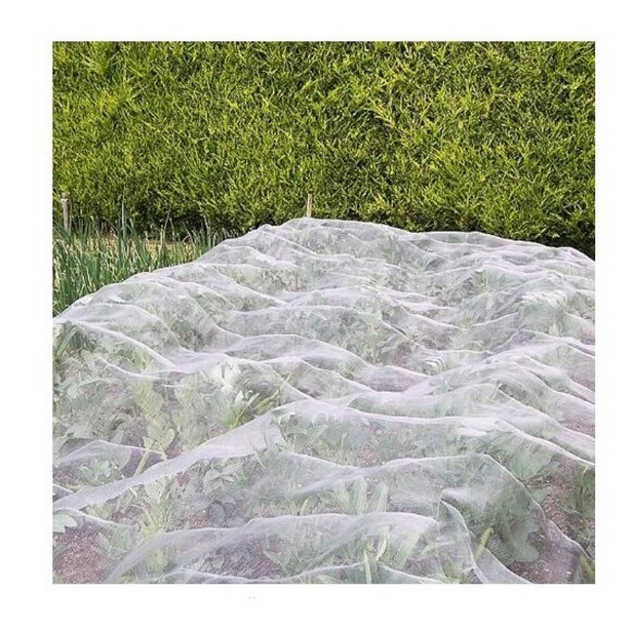 NEW Garden Mesh Netting - 10 ft x 10 ft Ultra Fine Mesh Insect Barrier Plants - Picture 2 of 4